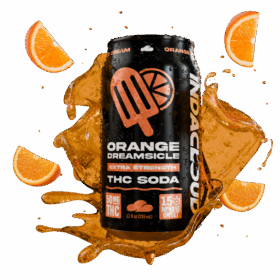 Orange Dreamsicle 50mg Sugarfree THC Soda