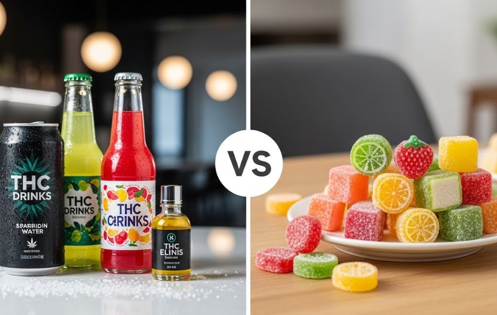Thc Drinks Vs Edibles: 5 Important Comparison Points 22 Thc Drinks Vs Edibles Featured Image